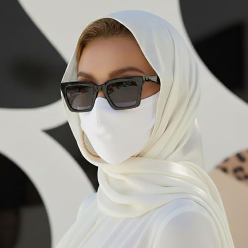 Image of Women Classic Black Square Sunglasses with Solid Grey Lens & Thick Frame