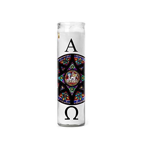 Gifts by Lulee, LLC Paschal Candle Resurrection 2021 One Glass Candle