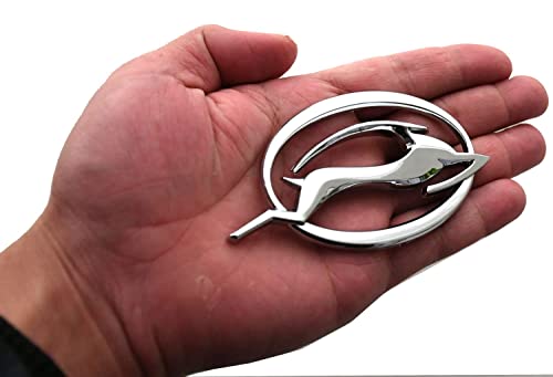 Ssdd 2Pcs (Pair) Flying Impala Emblem Car Badge Trunk Left And Right Side Decal 3D Sticker Replacement For Ss Lt Ltz Eco Ls Chevrolet Impala 10253595 (Chrome) Ch-Flying Impala-2 #TOP3