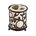 iDesign Vine Toothbrush Holder Stand for Bathroom Vanity Countertops - Vanilla/Bronze