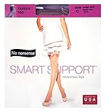 No Nonsense M442yq Size C Beige Mist Smart Support Control Top Pantyhose
