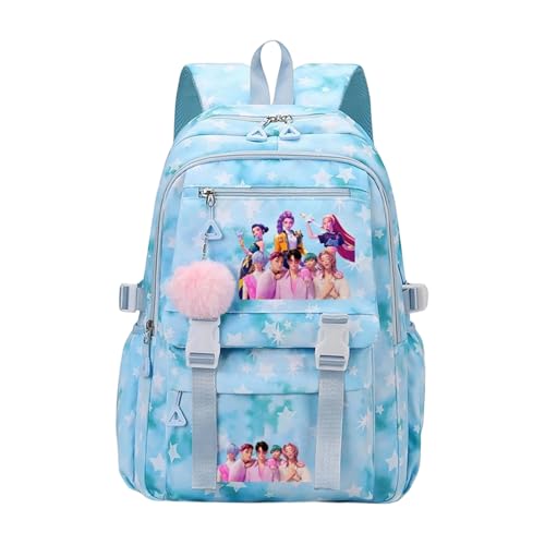 Genérico Mochila escolar K-Pop D-emon H-unters, mochila de viaje de con múltiples bolsillos, mochila Demon Hunters Anime, mochila Demon Cosplay para fans.