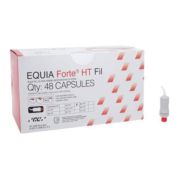 GC 013597 Equia Forte HT Fil Glass Ionomer Restorative A3 48/Pk