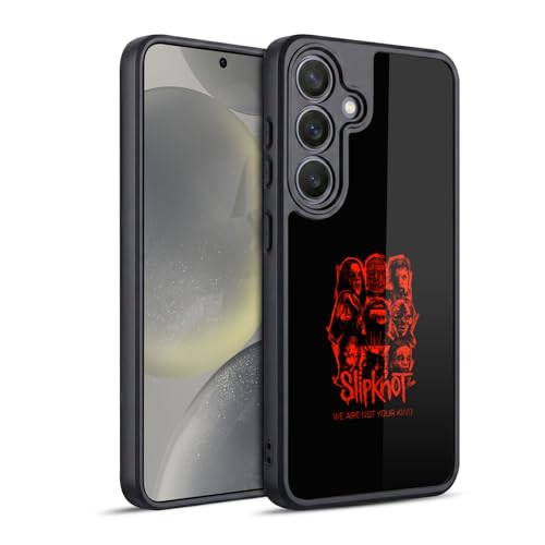 Head Case Designs Licenza Ufficiale Slipknot Rosso Patch We Are Not Your Kind Cover in Gel Rinforzata [Protezione di Grado Militare] Compatibile con Samsung Galaxy S24 5G