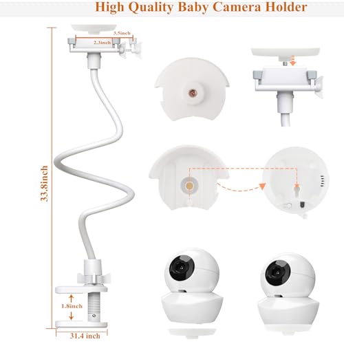 Support de caméra pour bébé fixation écoute bébé compatible babysense