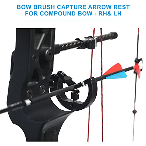 Perogen Whisker Biscuit Archery Brush Arrow Rest For Archery Compound Bow Capture Arrows Rest - Both Left And Right Hand #TOP4