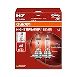 OSRAM NIGHT BREAKER® SILVER, H7, halogen headlight lamps, Hanging folding box (2 lamps)