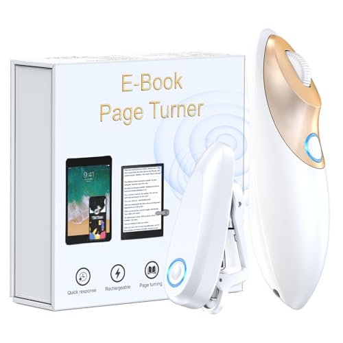Kindle Page Turner Remote for Reading and eReaders, TikTok Remote Control, Camera Video Recording Remote Triggers, Page Turner for Kindle, iPhone, iPad, Android, Tablets with Wrist Strap