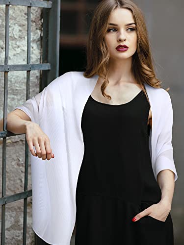 Geyoga Women Shawl Chiffon Sheer Scarf Pashmina Shawls and Wraps Long Sun Proof Wrap Bridal Evening Soft Scarf for Women2