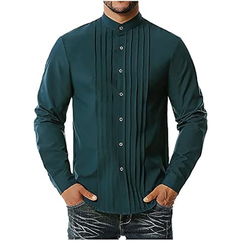 Men's Long Sleeve Oxford Fashion Shirt Cover