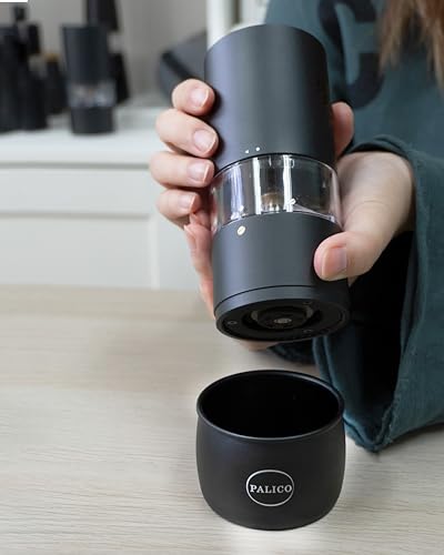 Moulin à café électrique portable rechargeable base sans fil PALICO GrindTech STD - 4
