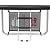 Gardenature Trampoline Ladder-2 Steps Wide-Step Ladder