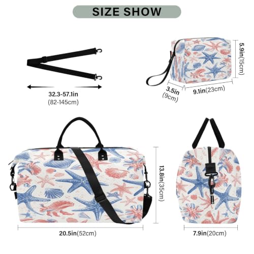 Sacs de voyage sac de sport sac à main de week-end avec trousse
