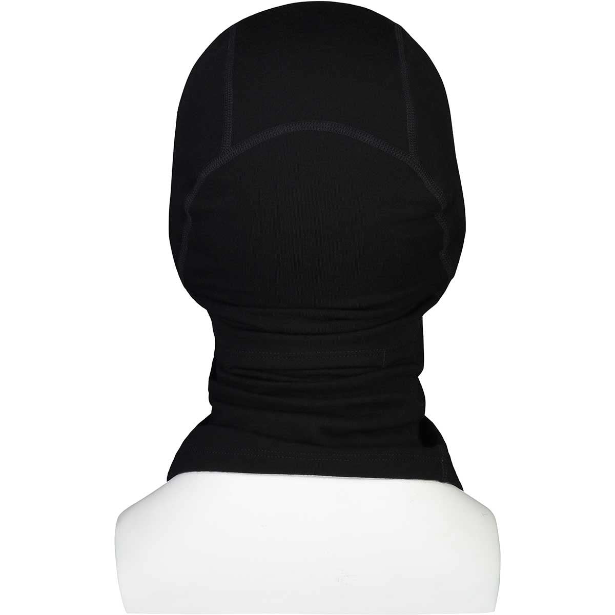 Mons Royale Santa Rosa Balaclava Schwarz - Merino Flexible weiche Merino Sturmhaube, Größe S-M - Farbe Black