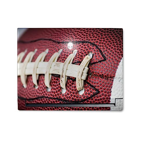 Image of MightySkins Skin Compatible with Alienware M18 R1 (2023) Full Wrap Kit - Football Laces | Protective, Durable, and Unique Vinyl Decal wrap Cover | Easy to Apply & Change Styles | Made in The USA