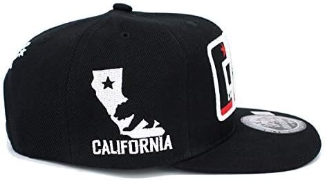Embroidered CALI Bear in CALI with California MAP Snapback Cap