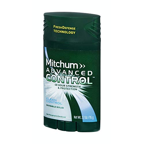 Mitchum Men Advanced Control, Clean Control Invisible Solid 2.7 oz (Pack of 7)