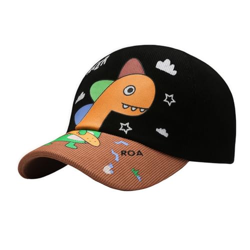 ZGMYC Cute Dinosaur Kids Baseball Cap, Adjustable Mesh Cotton Trucker Hats Summer UV Protection Sun Hat for Boys Girls