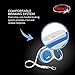 FLEXI New Comfort Retractable Dog Leash (Tape), for Dogs Up to 110 lbs, 26 ft, Large, Blue/Pastel|German Quality Product
