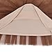 Girls Dress Tee Shirt Layered Cake Tulle Skirt Ruffle Long Sleeve Size 4 Beige