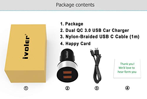 IVoler Due Quick Charge 3.0 36W 2 Porte Caricatore...