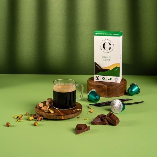 Compatible Nespresso Coffee Pods, 80 Decaf Aluminium Organic Pods