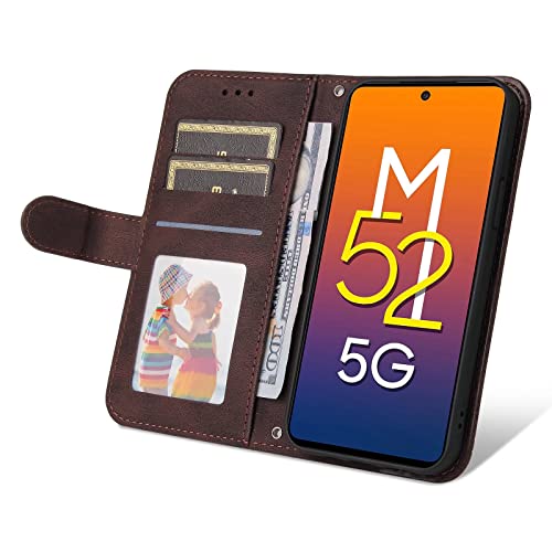 SOUFU pour Samsung Galaxy M52 5G Coque,Flip Étui