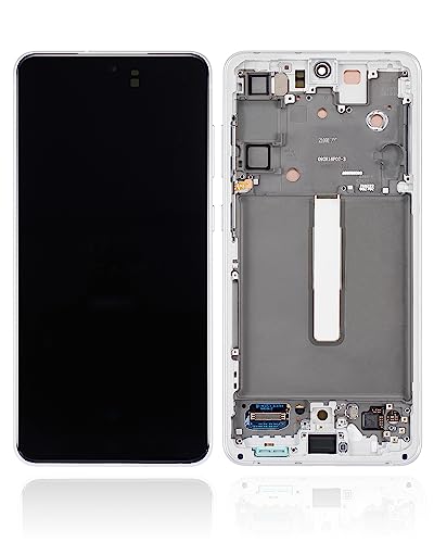 Écran OLED Samsung S21 FE 5G avec cadre blanc vitrage tactile de rechange