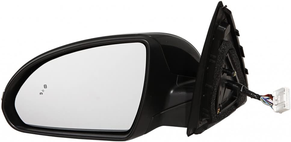 For Kia Optima 2016 2017 2018 2019 Door Mirror Driver Side | Power | Heated | w/Memory Adjust System | w/Blind Spot Detection | w/Signal Indicator | Paint To Match | For 87610-D5050 | KI1320205