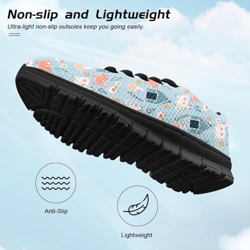 Animals Children's Running Shoes for Boys Girls Lace Up Casual Running Sneakers Lightweight Athletic Outdoor Tennis Shoes for Little Kid Size11-13/ Big Kids Size1-54