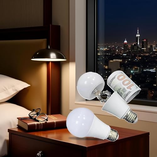 Light Bulb Safe Box Secret Light Bulb- Safe Light Bulb Secret Compartment- Storage Realistic Light Bulb Decoy Hiding- Secret Hiding Spot- Diversion Safe Stash Hide Valuables