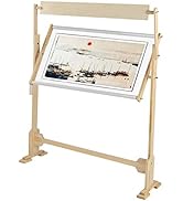 Estink Tapestry Frame, Large Size Adjustable Wooden Embroidery Frame Floor Stand for Cross Stitch...