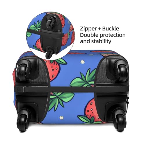 Classic Strawberry Travel Luggage Cover for Suitcase Anti-Scratch Fashion Suitcase Protector Washable Elastic Baggage Covers Fits 29-32 Inch Luggage for Travel Beach Holiday4