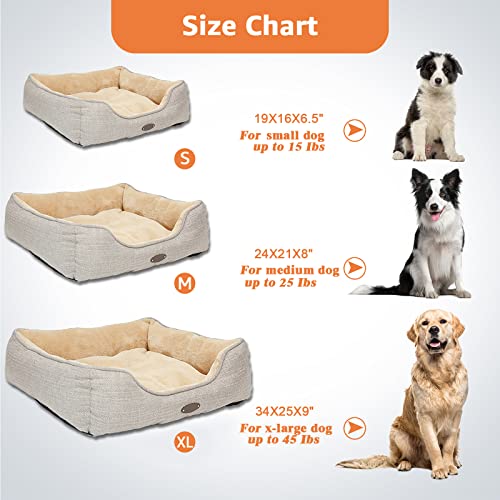 DEBANG HOME Dog Bed,Dog Beds for Medium Dogs,Cat Bed,Calming Dog Bed,Anxiety Comfy Durable Pet Beds with Reversible… - Image 6
