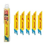 Starrett Jigsaw Blades Set - 5 Pack Saw Blade for Metal Cutting - BU224-5 - Packaging May Vary