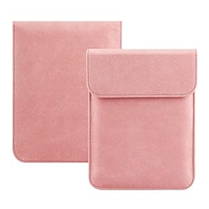 HoYiXi Custodia a Tasca per 6.8” Kindle Paperwhite 11a Generazione 2021/Kindle Paperwhite Signature Edition 2021/Kindle 2019 Custodia Sleeve per 6 – 6.8” Kindle Kobo E-reader E-book, Rosa