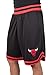 Ultra Game NBA Official Men’s Active Knit Basketball Training Shorts - Unisex, Chicago Bulls, Black, Medium