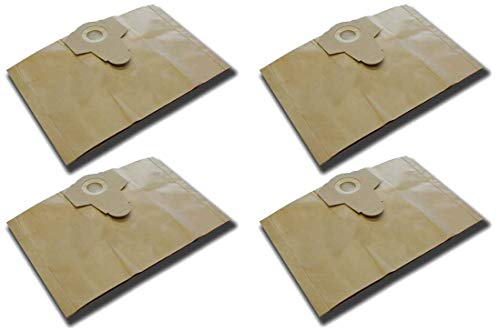 Blaupunkt WD5000 Wet & Dry Vacuum Replacement Dust Filter Bags - Pack of 4