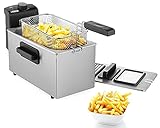 FREIDORA PRINCESS 3L INOX PRINCESS 182732 Freidora Pro, 3L, 2000W