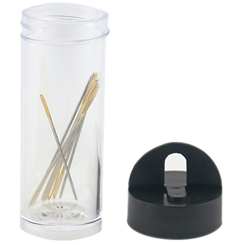 Ogrmar Stainless Steel Cross Stitch Embroidery Needles by Hand Golden Eye - Size 24 /10pcs (Size 24 /10pcs)