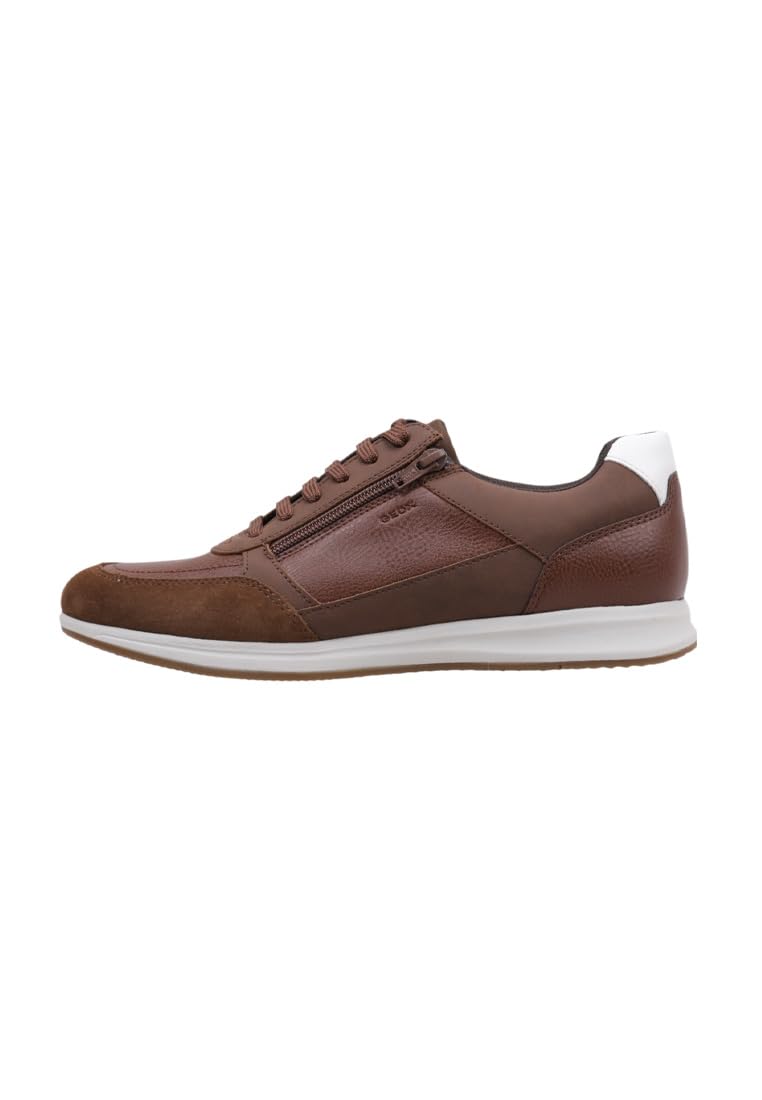 Geox U Avery A, Men’s Sneaker, Brown Cotto,