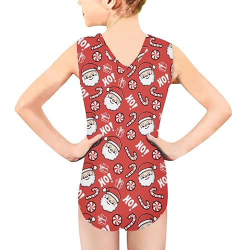 Image of INSTANTARTS Gymnastics Leotards Girl Dinosaur Dancewear Activewear Quick Dry