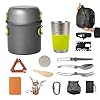 WAILAMHK Camping Cookware Mess Kit,...