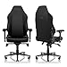 Secretlab Titan Evo NanoGen Pure Black Gaming Chair - Recling - Ergonomic & Comfortable Computer Chair with 4D armrests - Magnetic Head Pillow & 4-Way Lumbar Support - Big and Tall - Leatherette