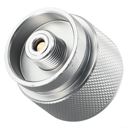 Adaptador de gas portátil para recipientes de propano de 1 L a estufas de válvula EN417 Materiales de aluminio y cobre para cocinar al aire libre