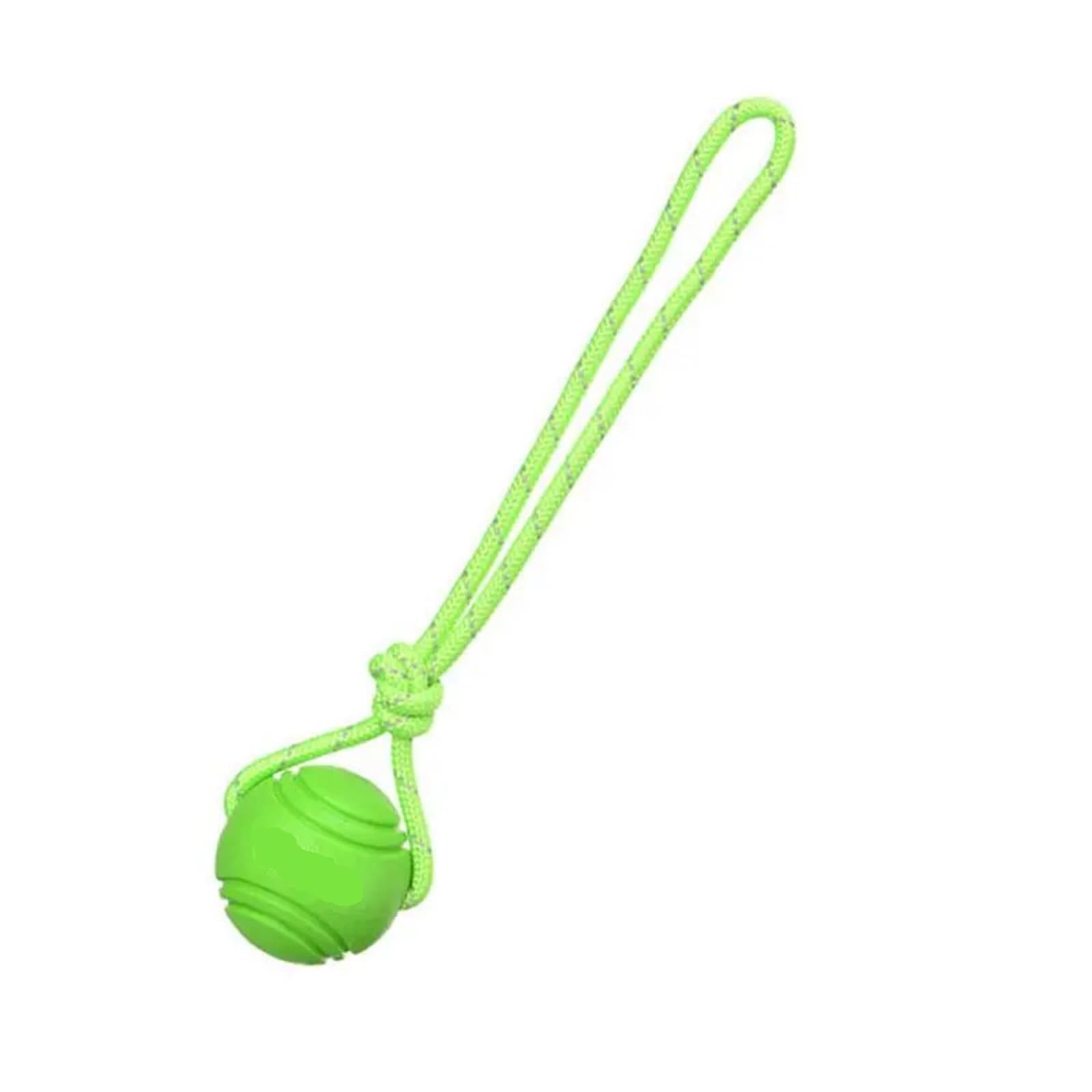 Balle interactive for chien avec corde jouet d'entraînement pour petit et moyen chien 2pcs
