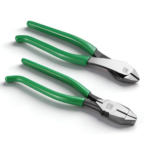 SK 2-Piece Pliers Set 9 Ironworkers Pliers & Angled Diagonal Plier