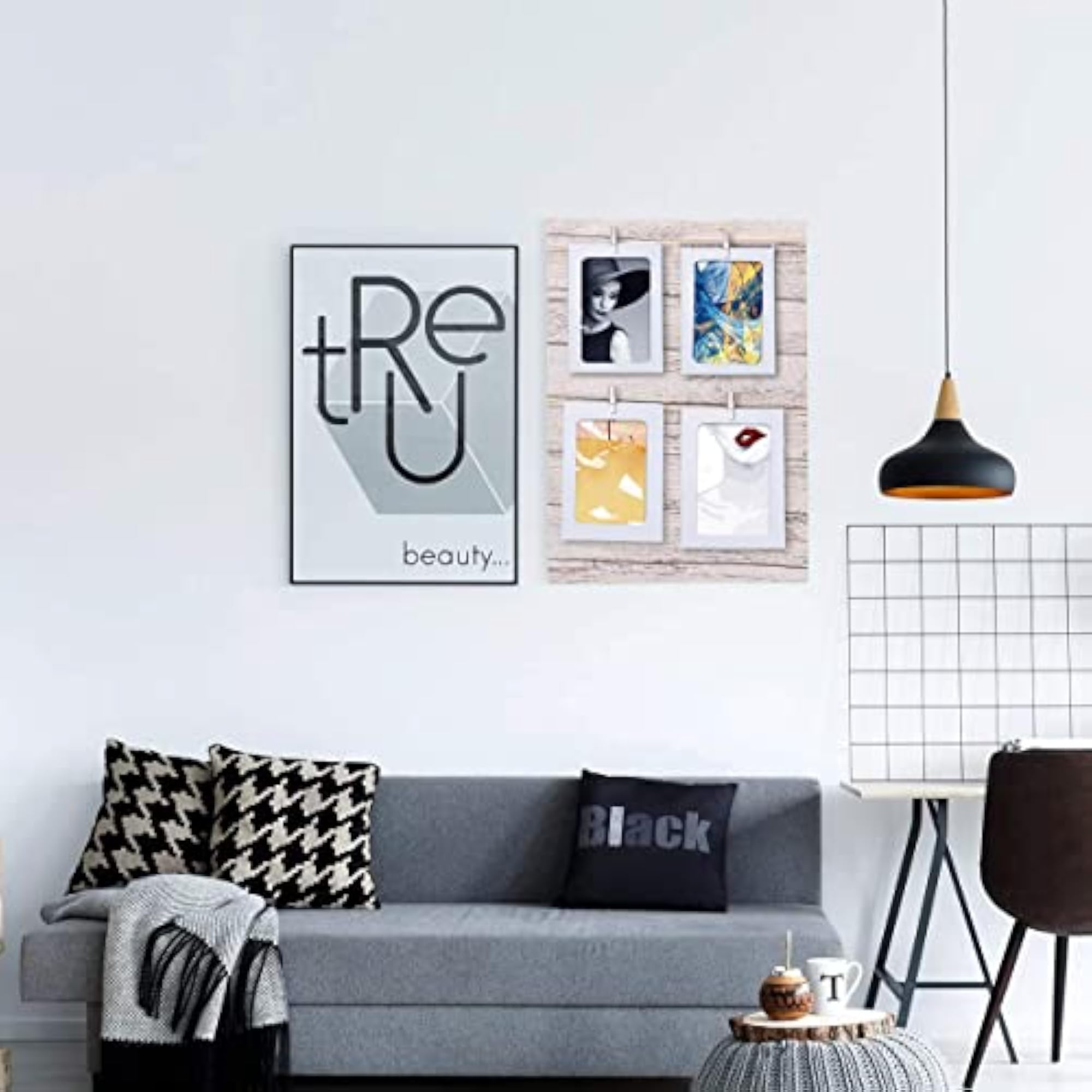 Paper Photo Frame, 10 PCS DIY Cardboard Picture Frames