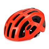 Fahrradhelm für Herren, matt, pneumatisch, für Rennfahrer, professioneller MTB-Helm, Rennsport, ultraleicht, sichere Kappe, orange