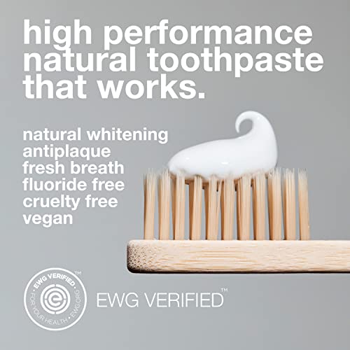 Davids Natural Whitening Toothpaste, Antiplaque, Fluoride Free, Sls Free, Peppermint, Metal Tube, Tube Roller Included, 5.25 Oz Value Size (Compare) #TOP6